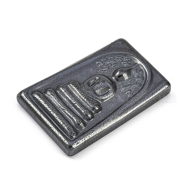 Гальванические синтетические немагнитные кабошоны из гематита G-H072-N01-01-1