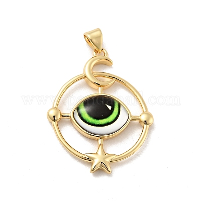 Подвески из непрозрачной смолы KK-G419-14G-05-1