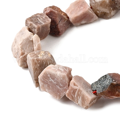 Натуральный Sunstone бисер пряди G-S386-C01-1