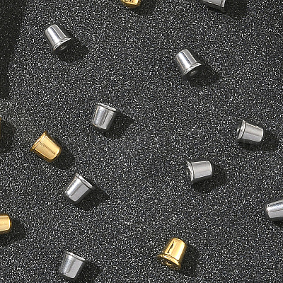 60 шт. 2-х цветные ушные гайки из хирургической нержавеющей стали 316L STAS-BBC0007-81-1