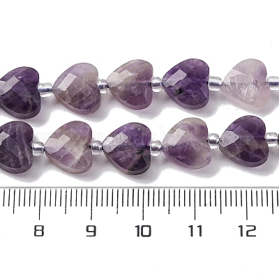 Природный аметист нитей бисера&nbsp;G-P570-E17-01-1