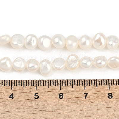 Нити из натурального культивированного пресноводного жемчуга PEAR-P064-19G-08A-1