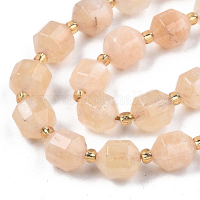 Бусы из натурального доломита&nbsp;G-T131-85B-10-1