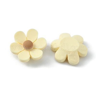 Undurchsichtigen Cabochons&nbsp;RESI-WH0026-75B-05-1