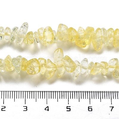 Прозрачные треск стекла бисер нитей GLAA-U004-01E-1