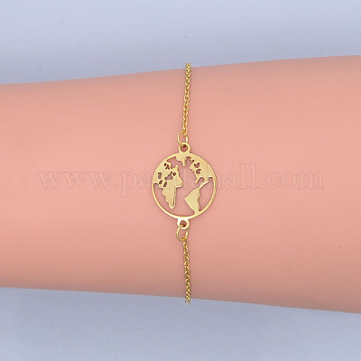 201 браслет из нержавеющей стали BJEW-T011-JN506-2-1