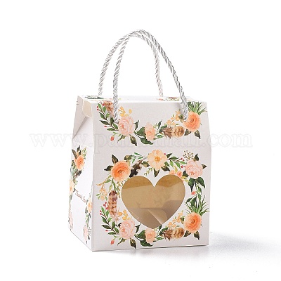 Wholesale Clear Colored Gift Bags with Rope Handles