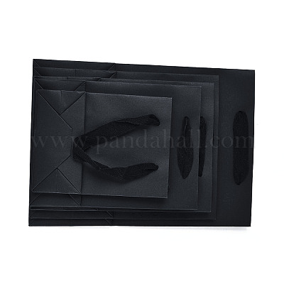 Набор из 10 подарочного пакета из крафт-бумаги двух размеров AJEW-T013-10D-1