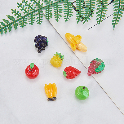 Бусины из cмолы RESI-CJ0001-100-1