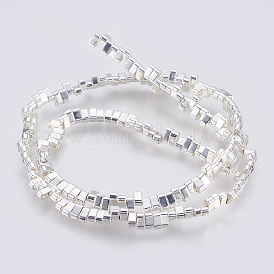 Гальванические немагнитная синтетический гематит бисер пряди X-G-E495-11B-03-1