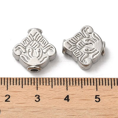 Бусины из нержавеющей стали марки 304 STAS-I203-52P-1