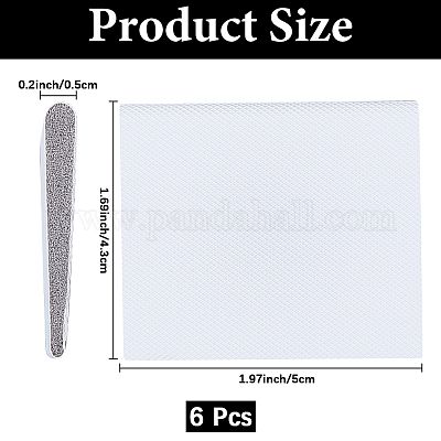 6 шт. самоклеящиеся уплотнительные полоски из полиуретана и пены AJEW-CN0003-27C-1