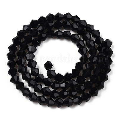 Непрозрачные сплошные цветные стеклянные бусины GLAA-TAC0022-4mm-B02-1