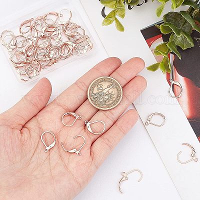 Фурнитура для сережек-гвоздиков из нержавеющей стали 304 STAS-UN0001-67RG-1