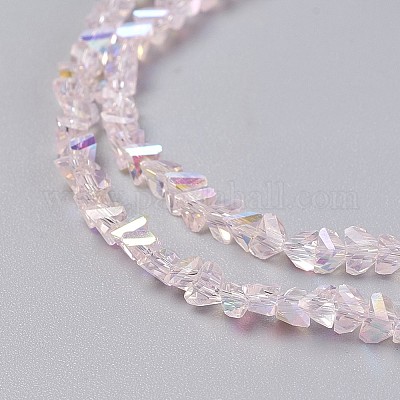 Гальванические стеклянные бусины GLAA-F092-A07-1