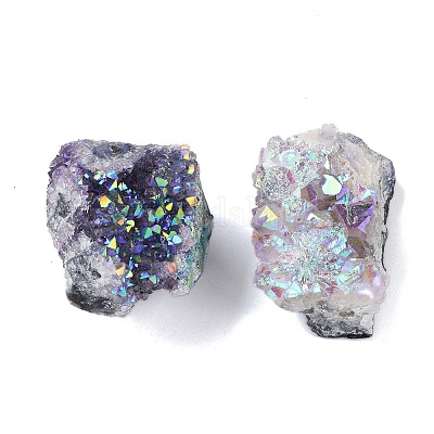 Гальваника природный кварцевая жеода рог изобилия образец минерала DJEW-M014-02H-1