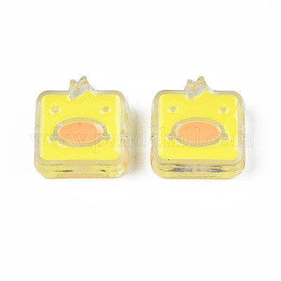 Прозрачные акриловые бусины ACRC-S039-09C-1