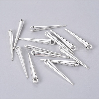 Тибетский стиль сплава шипованные подвески TIBEP-A16461-AS-RS-1