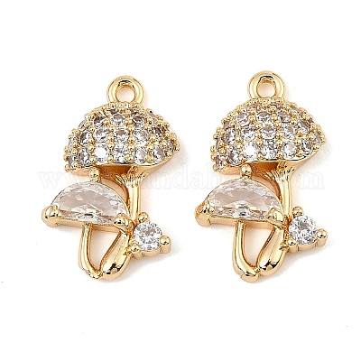 Латунные микро проложить кубического циркония подвески KK-C155-15G-01-1