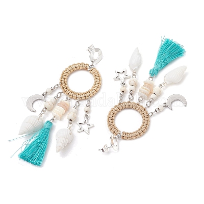 Оболочки серьги стержня EJEW-TA00615-03-1