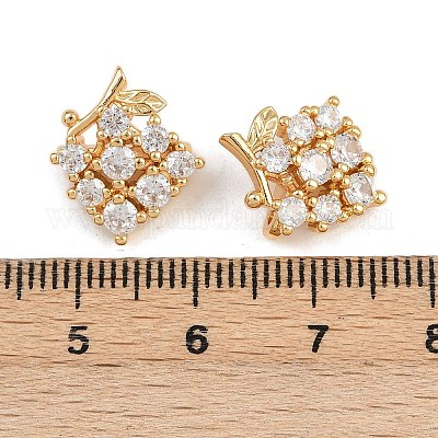 Латунные микропаве целларовые дистанционные планки из кубического циркония KK-F910-23G-01-1