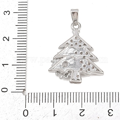 Латунные микро проложить кубического циркония подвески KK-I385-01P-1