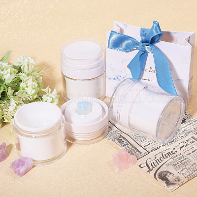 Пластиковая пустая многоразовая безвоздушная бутылка с насосом AJEW-WH0016-49A-1