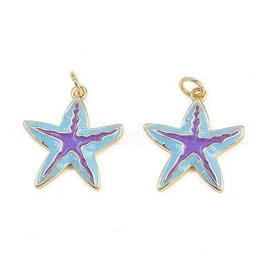 Латунь эмаль подвески KK-L240-01G-A01-1