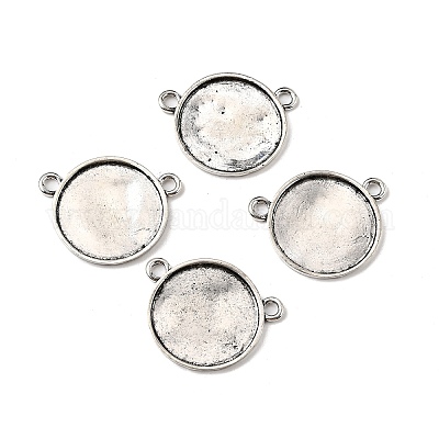 Плоские круглые сплавные коннекторы кабошоны FIND-NH0001-18AS-1