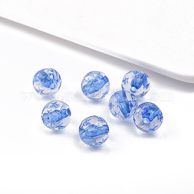 Perles en acrylique transparente&nbsp;PW-WG13D30-07-1