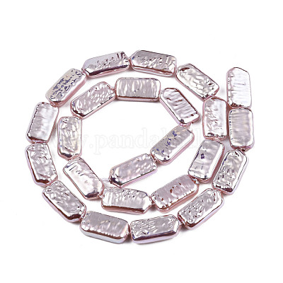 Абс пластик имитация жемчуга бусины пряди KY-N015-06-A04-1