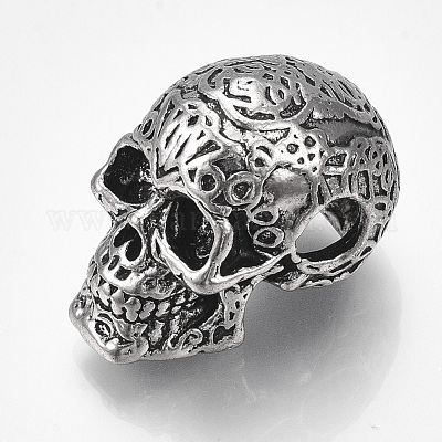 Сплавочные овальные бусины тибетского стиля &nbsp;PALLOY-S178-37-1