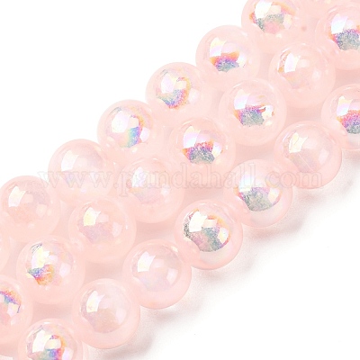 Покрытие прядей натуральными селенитовыми бусинами G-G120-A01-03-02-1