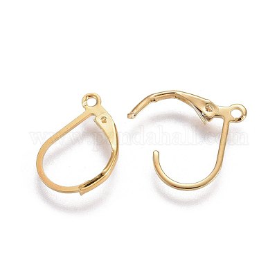 Фурнитура для сережек-гвоздиков из нержавеющей стали 304 STAS-L221-09G-1