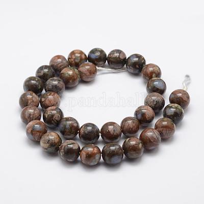 Бусины из натурального глаукофана G-K209-04A-12mm-1