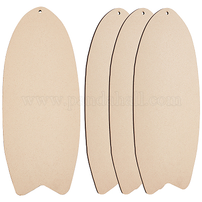 Незавершенные деревянные подвесные украшения WOCR-WR0001-01-1