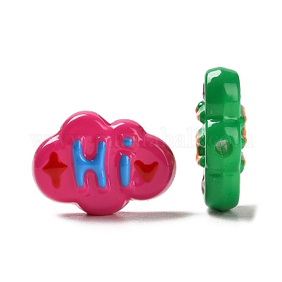 Выпечка краски акриловые бусины MACR-M036-08-1