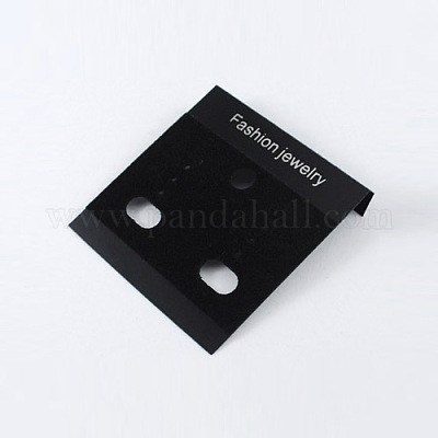 Carte d'affichage boucle d'oreille en plastique&nbsp;X-BCOF-S018-1