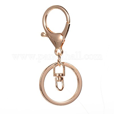 Брелок для ключей с застежкой-лобстером из железа и сплава X-KK-F0320-02-1