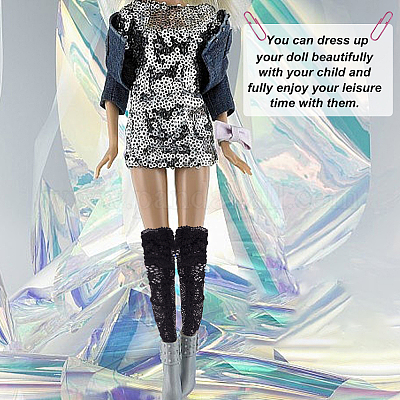 16 пара длинных носков в сеточку из ткани 8 цветов DIY-GO0002-11-1