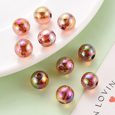 Прозрачные акриловые бусины MACR-S370-B12mm-765-1