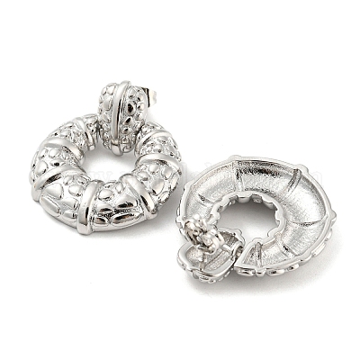 Латунные болтающиеся серьги EJEW-C066-14P-1