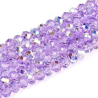 Прозрачные стеклянные бусины EGLA-N016-3mm-03-1