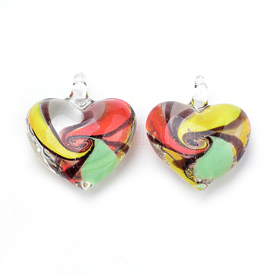 Подвески лэмпворк ручной работы LAMP-R138-09-B-1