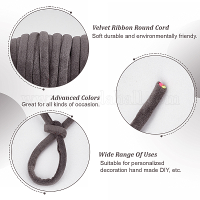 10м бархатный шнур OCOR-OC0001-58C-1