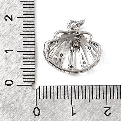 Латунные микро проложить кубического циркония подвески KK-H092-02B-P-1