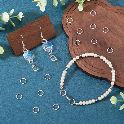 925 серебряное разделенное кольцо для прыжков&nbsp;STER-TA0001-48B-1