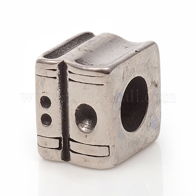 Европейские оправы из нержавеющей стали 304 со стразами и бусинами STAS-I134-19AS-1