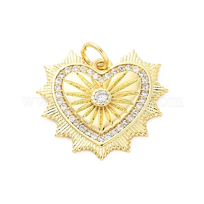 Латунные микро проложить кубического циркония подвески KK-D325-61G-03-1