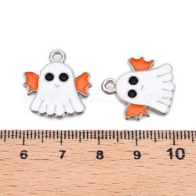 Подвески из сплава с эмалью на тему Хэллоуина ENAM-T020-08G-1